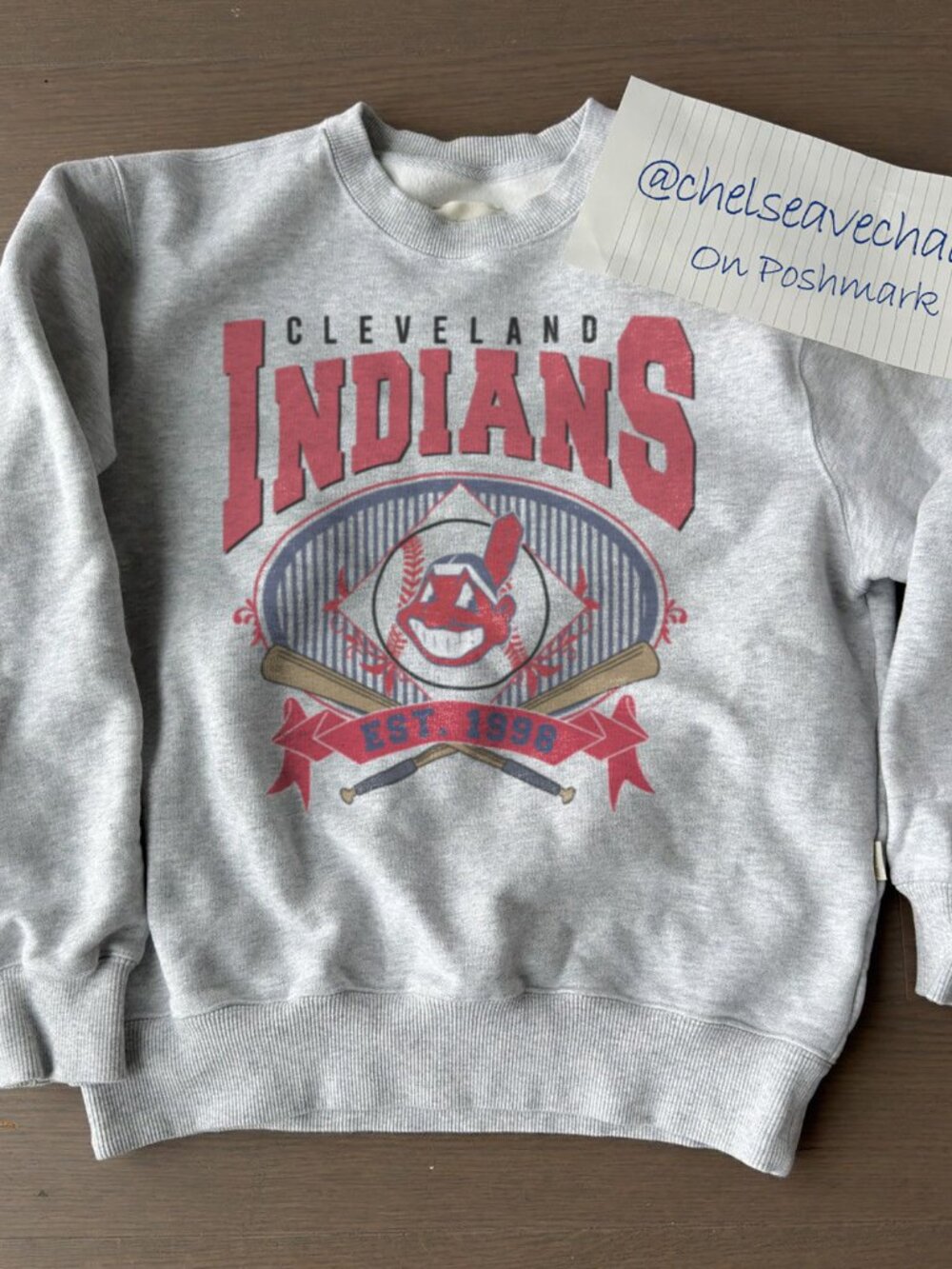 90s Vintage Cleveland Indians Baseball Sweatshirt, Retro MLB Shirt For Men Women